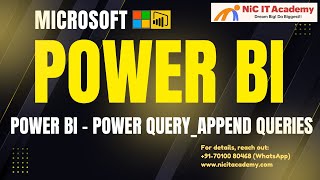 POWER BI_Power Query_Append Queries