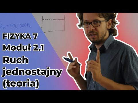 Fizyka 7. Moduł 2.1 Ruch jednostajny (teoria)