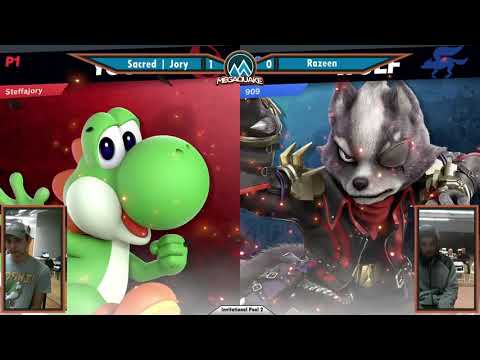 Megaquake Invitational - Round Robin Pools - Sacred | Jory(Yoshi) vs Razeen(Cloud, Wolf)