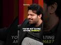 Is Prabhas Dating Anushka Prabhas Told About His Relationship