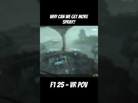 F1 25 VR vs Real Life Rain – Can You Tell the Difference? 🌧️🏎️