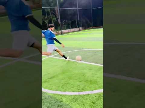 powerful bullet shoot🔥🤯 #shots #turf #football