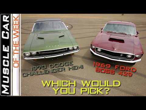 1969 Mustang BOSS 429 & 1970 Dodge Challenger R/T 426 HEMI Muscle Car Of The Week Episode 301