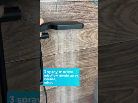 kielle Vega - Pară de duș 120, 3 jeturi, negru mat 20418014