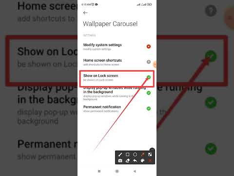 How to fix wallpaper carousel app show on lock screen setting