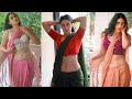 Megha Shukla Drapes Cotton Green Saree And Plain Pink Saree With Matching Sleeveless Blouse Looks