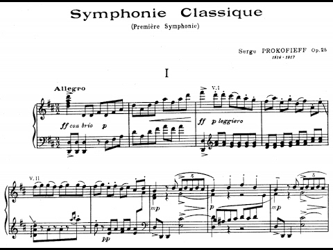 Prokofiev Symphony No. 1 in D Major, Op. 25, "Classical"