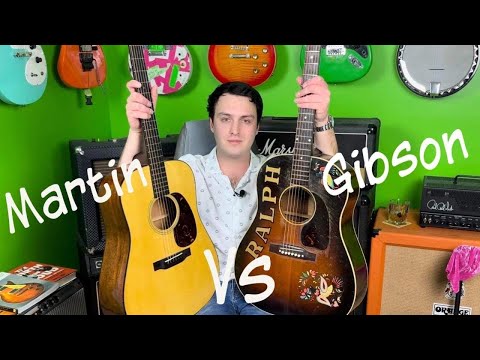 Martin D-18 vs Gibson J-45