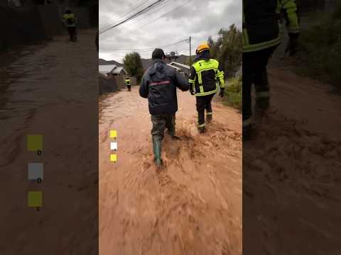 Desborde de río en Illapel