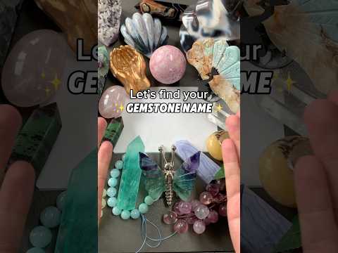 Let’s find your gemstone name! What’s yours? #crystals #gemstones #crystalwholesaler #crystalshop