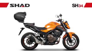 SHAD Vrchní kufr na motorku SH34 Karbon