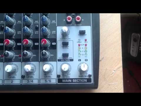 Review of the Behringer Xenyx 802 mixing desk