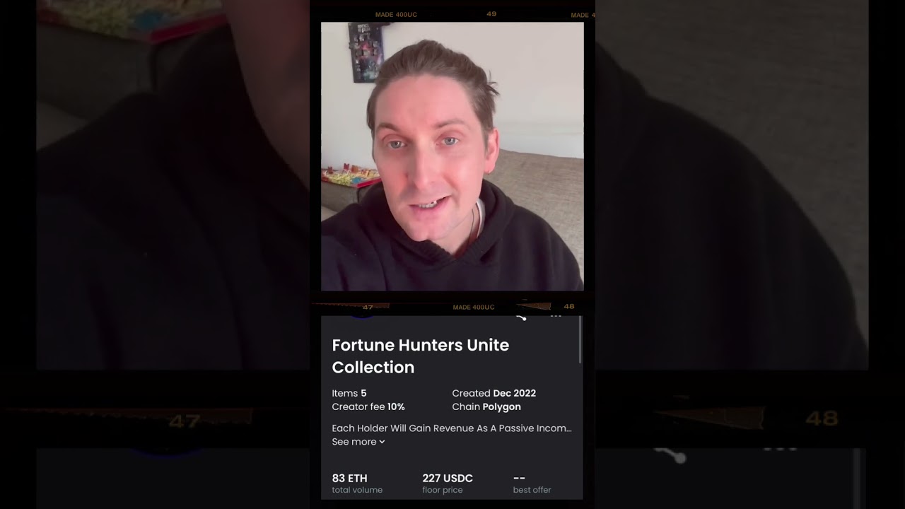 Fortune Hunters NFT SOLD OUT! $100,000+ Volume in 7 Days. #fortunehunters