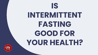 Is Intermittent Fasting GOOD for your Health?  | Step One Foods LIVE Clip