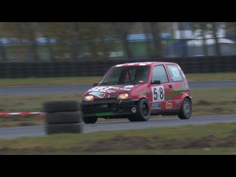 Sebastian Grabias, Fiat Cinquecento - Kryterium SuperOES Tor Poznań - 6 runda - 16.11.2024