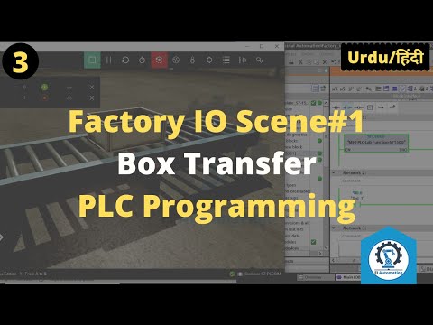 Factory IO Scene#1 PLC Programming | Box Transfer | Factory IO TIA Portal | Factory IO Training