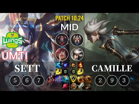 JAG UmTi Sett vs Camille Mid - KR Patch 10.24