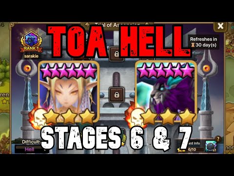 TOA HELL STAGES 6 & 7 - PSAMATHE & ZERATU - OCTOBER 2021