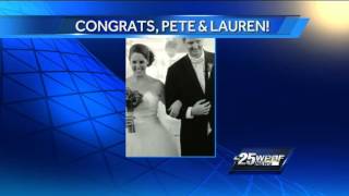 WPBF.com editor Pete Burke ties the knot