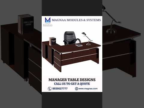 Magnaa wooden designer executive table