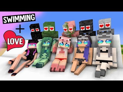 SWIMMING PLUS LOVE (TEAM CHALLENGE) - FUNNY ANIMATION