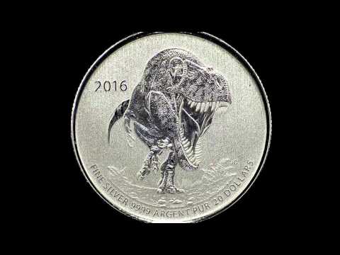 $20 for $20 Fine Silver Coin – T-Rex