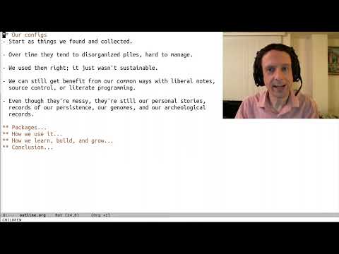 EmacsConf 2022: Fanfare for the Common Emacs User - John Cummings