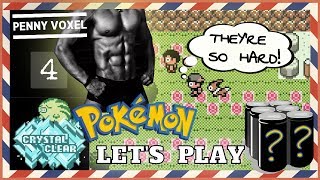 WHO ARE THESE SIX PACK TRAINERS, ANYWAY?! Pokemon Crystal Clear CHALLENGE MODE (Part 4)