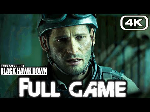 DELTA FORCE BLACK HAWK DOWN Gameplay Walkthrough FULL GAME (4K 60FPS Campaign) No Commentary