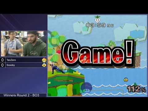 SG 20.5 SSBM - TecZero (Peach, Marth) vs. Scooby (Sheik) - Melee WR2