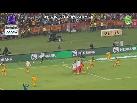 Yusuf Maart scores the winning goal for Kaizer Chiefs in Nedbank Cup final against Orlando Pirates