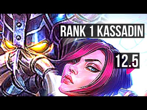 KASSADIN vs FIORA (TOP) (DEFEAT) | Rank 1 Kassadin, 500+ games, Dominating | BR Challenger | 12.5