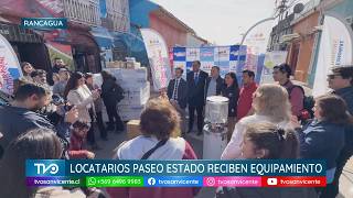 Locatarios del Paseo Estado de Rancagua recibieron equipamiento para revitalizar sus negocios