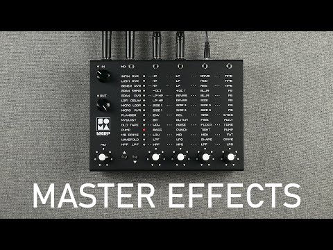 WARP - Part 1. Master effects (SOMA labs demo, no talk)