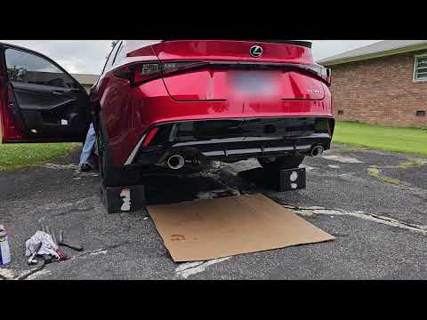 2022 Lexus is350 F-Sport with Borla S-Type Axle Back