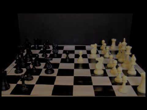 Four Knights Game - a chess and clay animation.