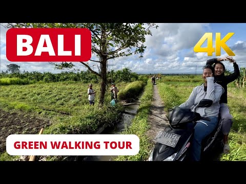 🇮🇩 BALI INDONESIA GREEN WALK | 4K Virtual Walking Tour BALI 2023 | Bali Travel Vlog