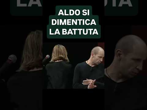 ALDO SI DIMENTICA LA BATTUTA | ALDO, GIOVANNI E GIACOMO