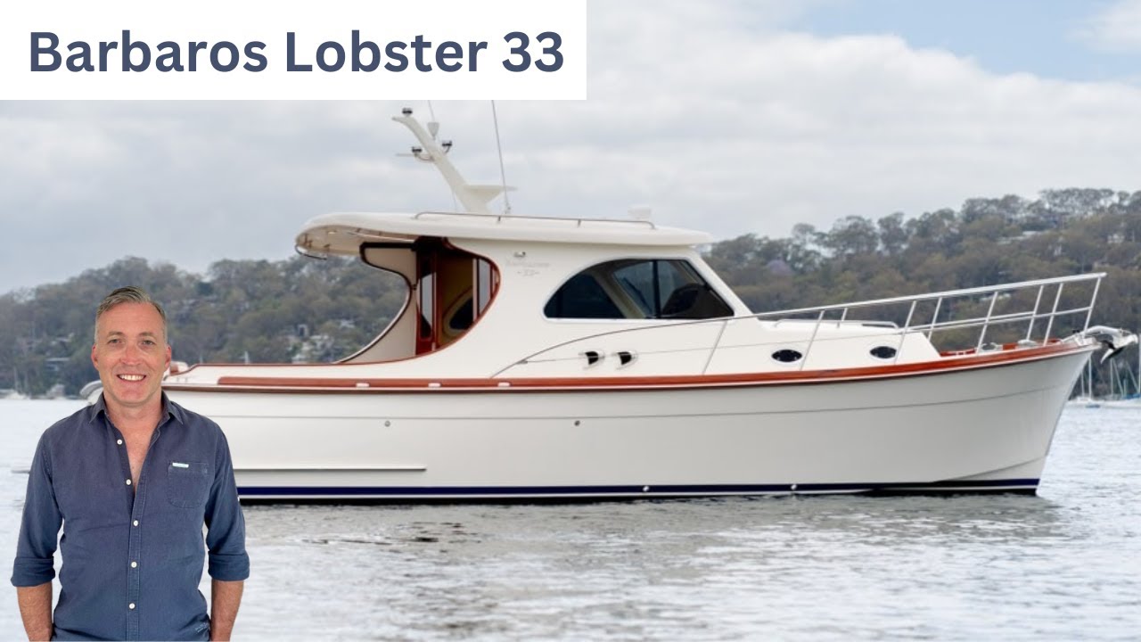 Barbaros Lobster Boat 33 Diesel Shaft Drive Walkthrough