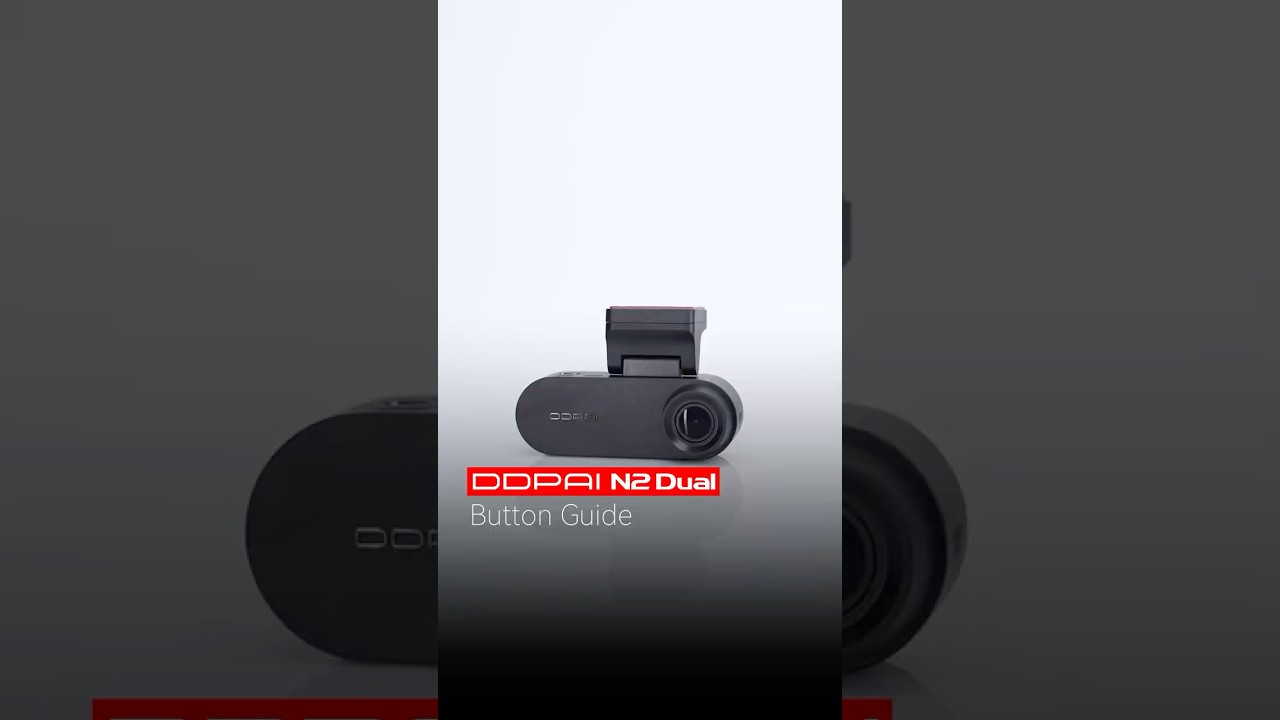 DDPAI N2 Dual | A quick look at what each button does — audio toggle, menu, view switch, and more.