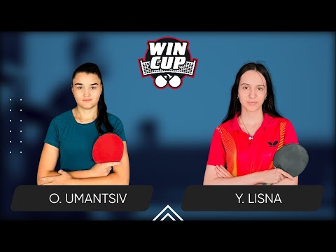 12:45 Olha Umantsiv - Yaroslava Lisna West 2 WIN CUP 27.03.2024 | TABLE TENNIS WINCUP