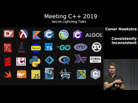 Consistently Inconsistent - Conor Hoekstra @code_report  - Meeting C++ 2019 Secret Lightning Talks