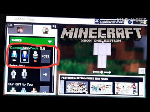 Minecraft Xbox One | How to download custom skins!!