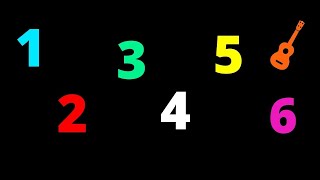 Counting! Colorful High Contrast Counting Song for Kids 1-60 Numbers on Black Slides with song - CVI gameplay video by BCCFA.SOT, 0:30 duration