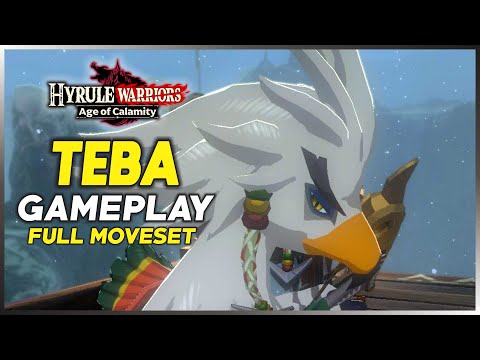 Hyrule Warriors: Age of Calamity - Teba Full Moveset Gameplay