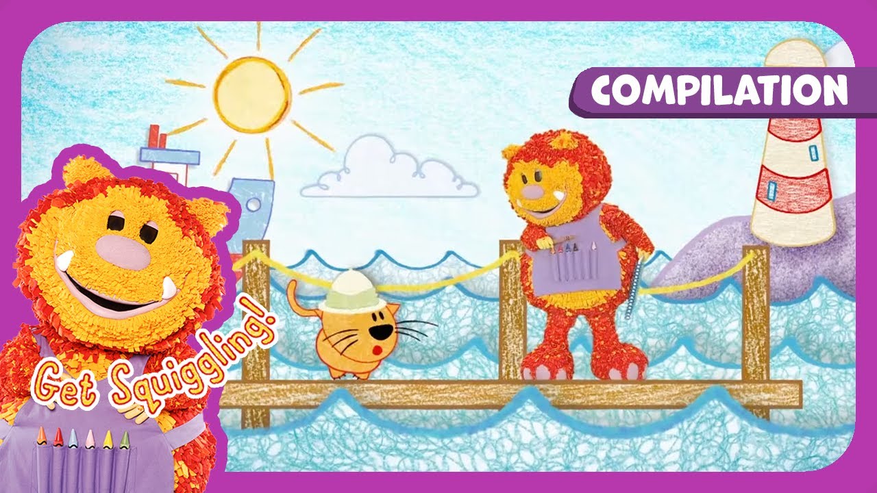 Explore The Sea with Squigglet | Get Squiggling! FULL EPISODE Compilation | 25+ MINUTES