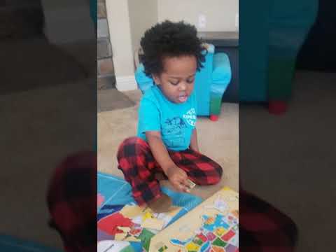 Audrey and Ben /"  Ben names ALL the STATES