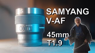 Video thumbnail for Samayang V AF 45mm T1.9 for Sony Emount (A7IV). by GMT Neil