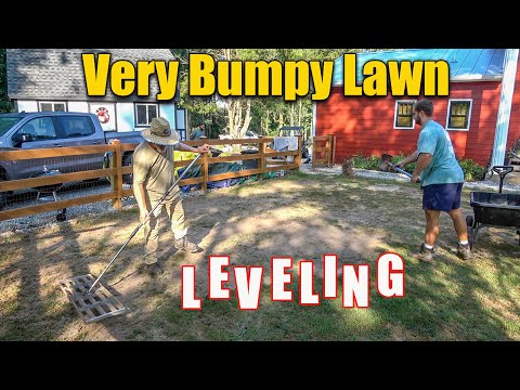 Leveling a VERY Bumpy Lawn