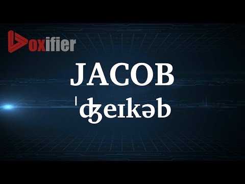 English Pronunciation of Jacob - Voxifier.com